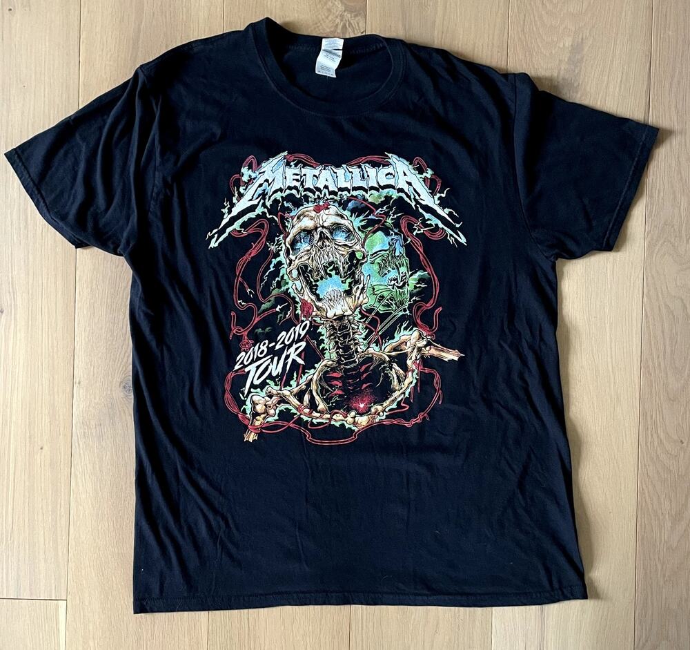Metallca Hardwired Tour T-Shirt XL 2018 Concert Tee